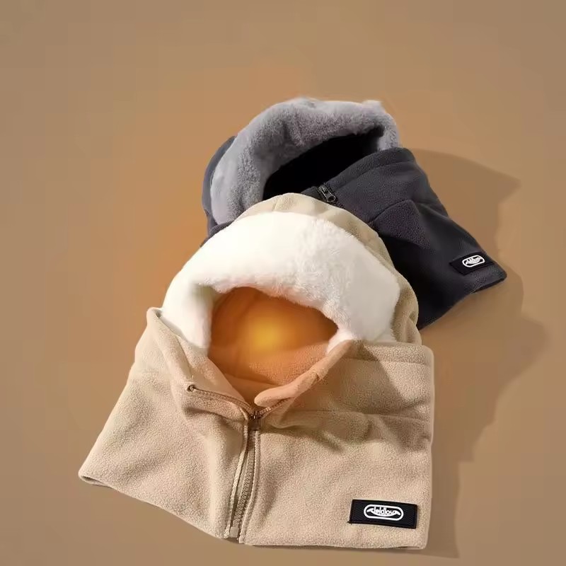 冬暖かいバラクラバ帽子一体型帽子耳保護防風厚いオートバイ乗馬 - Balaclava Ski Mask のレビューと価格