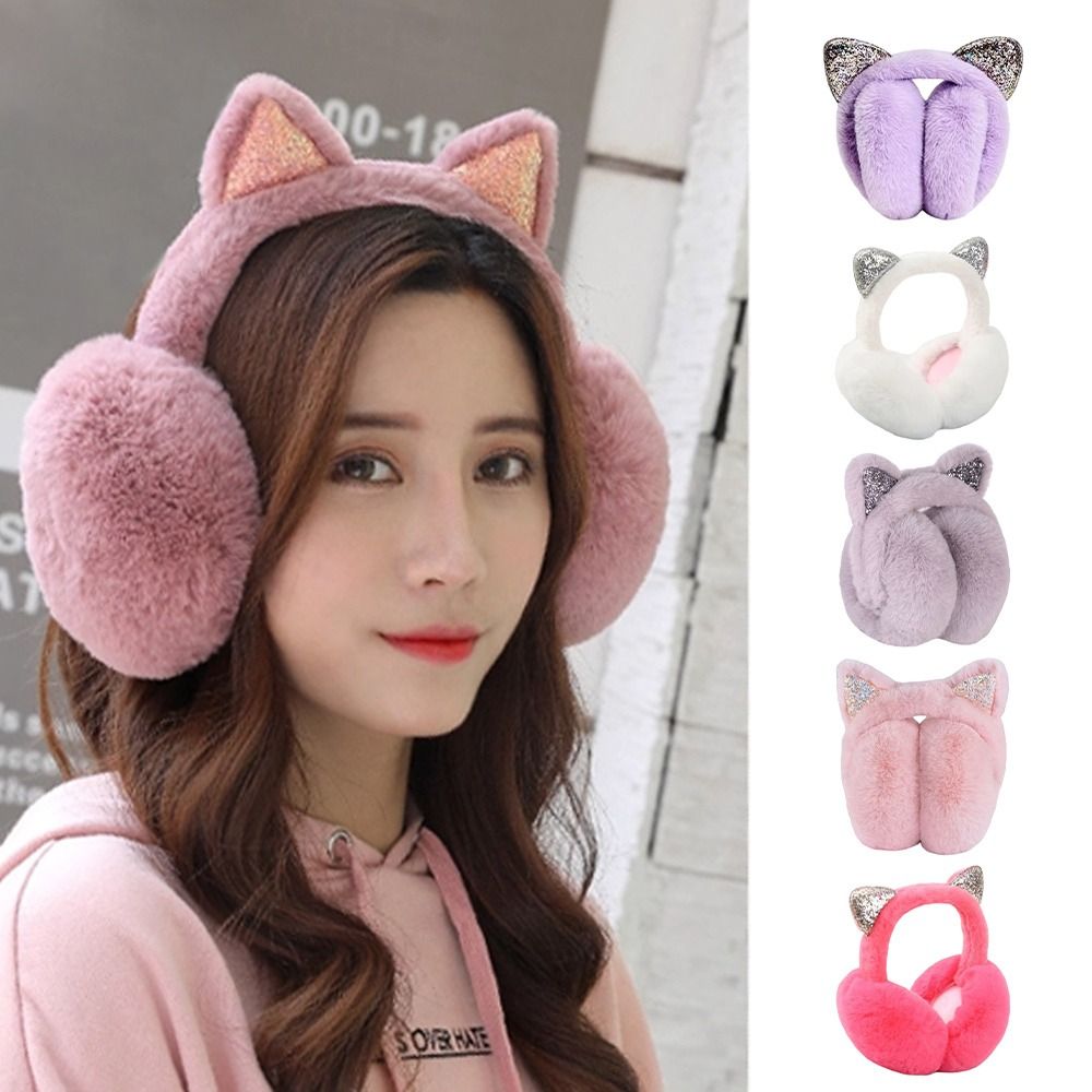 かわいいウサギのデザイン動物の耳耳当て帽子カエル動物スタイル - Earmuffs Foldable のレビューと価格