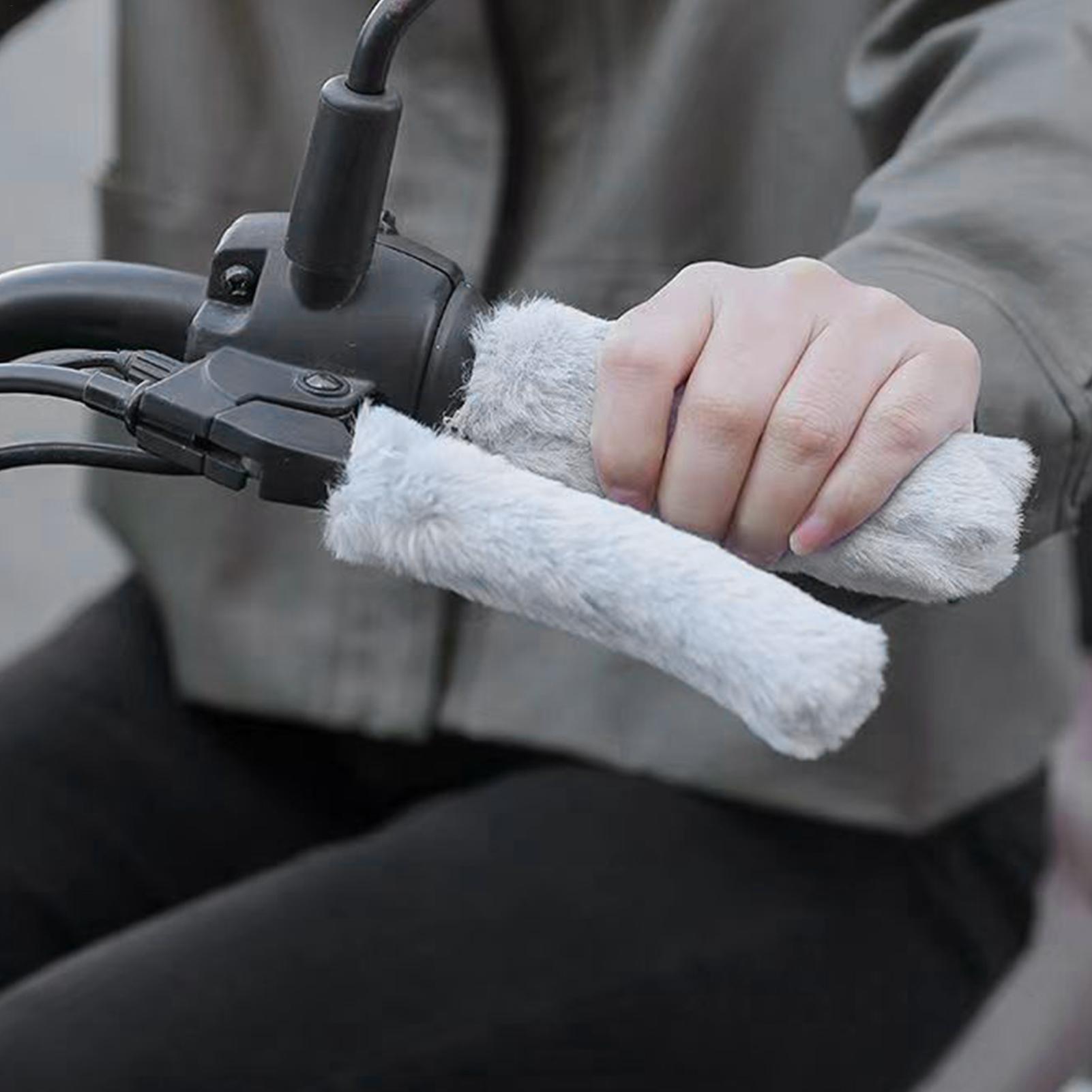 オートバイハンドグリップぬいぐるみ滑り止めプロテクター冬電動 - Hand Warmer Electric のレビューと価格