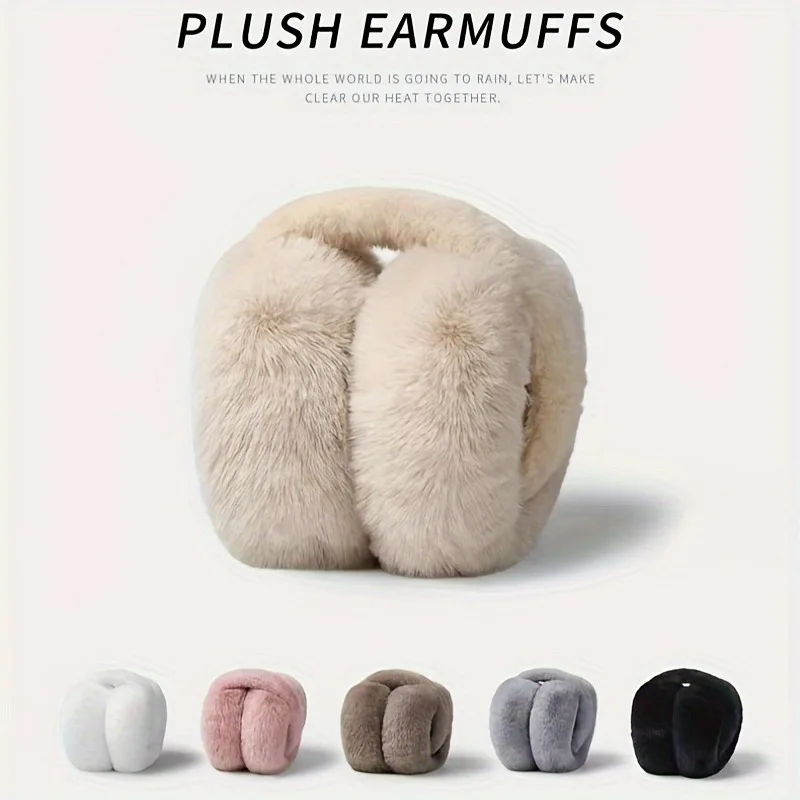 折りたたみ式で調節可能な女性用冬用イヤーマフ、冬用屋外防寒イ - Earmuffs Foldable のレビューと価格