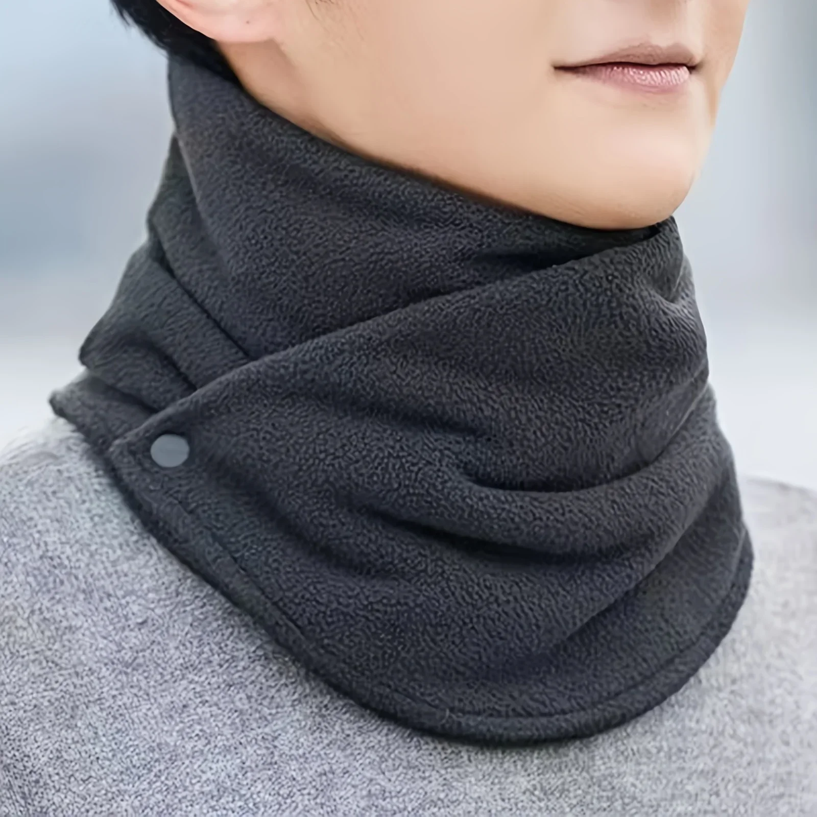 レディース用ニューラムフリーススカーフ、冬用暖かいフェイクカ - Neck Gaiter Fleece のレビューと価格