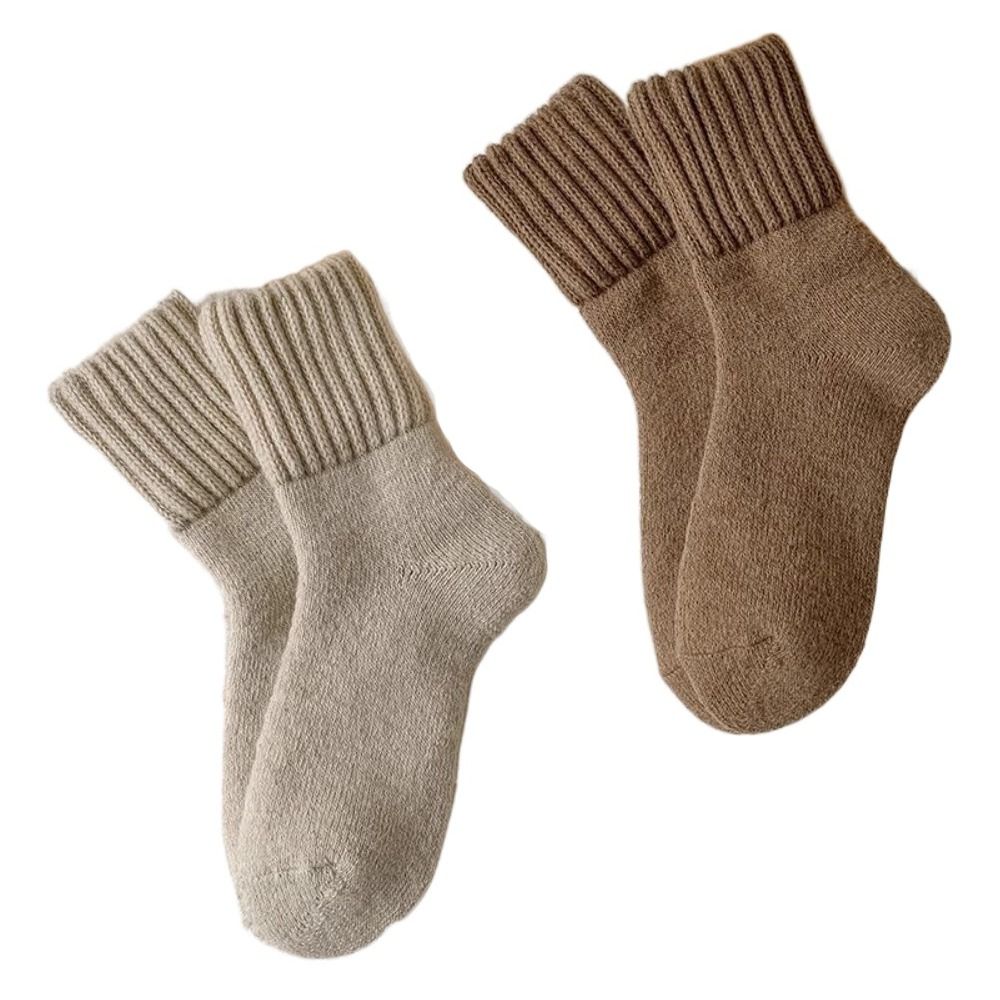 クリエイティブな無地の厚手のウールソックス、快適な超厚手の冬 - Thermal Sock Wool のレビューと価格