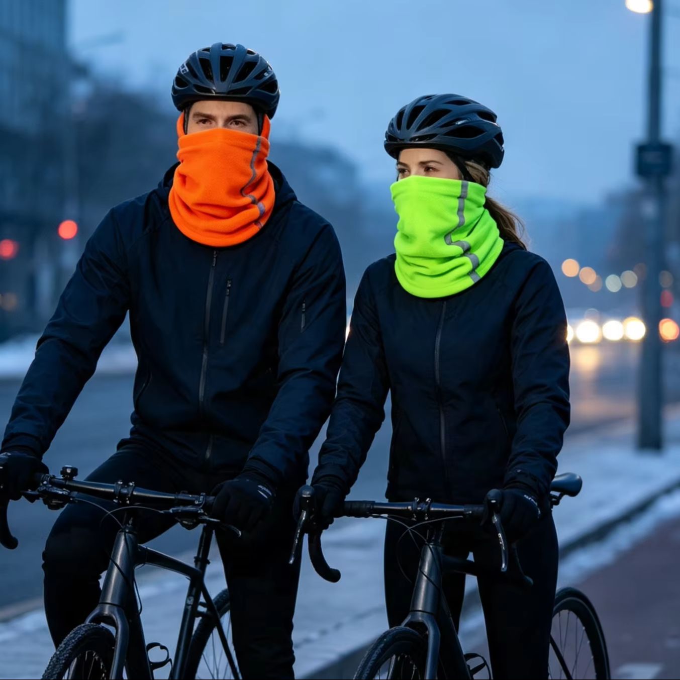 男性と女性のためのフリースネックゲートル,反射,安全,バラク - Neck Gaiter Fleece のレビューと価格