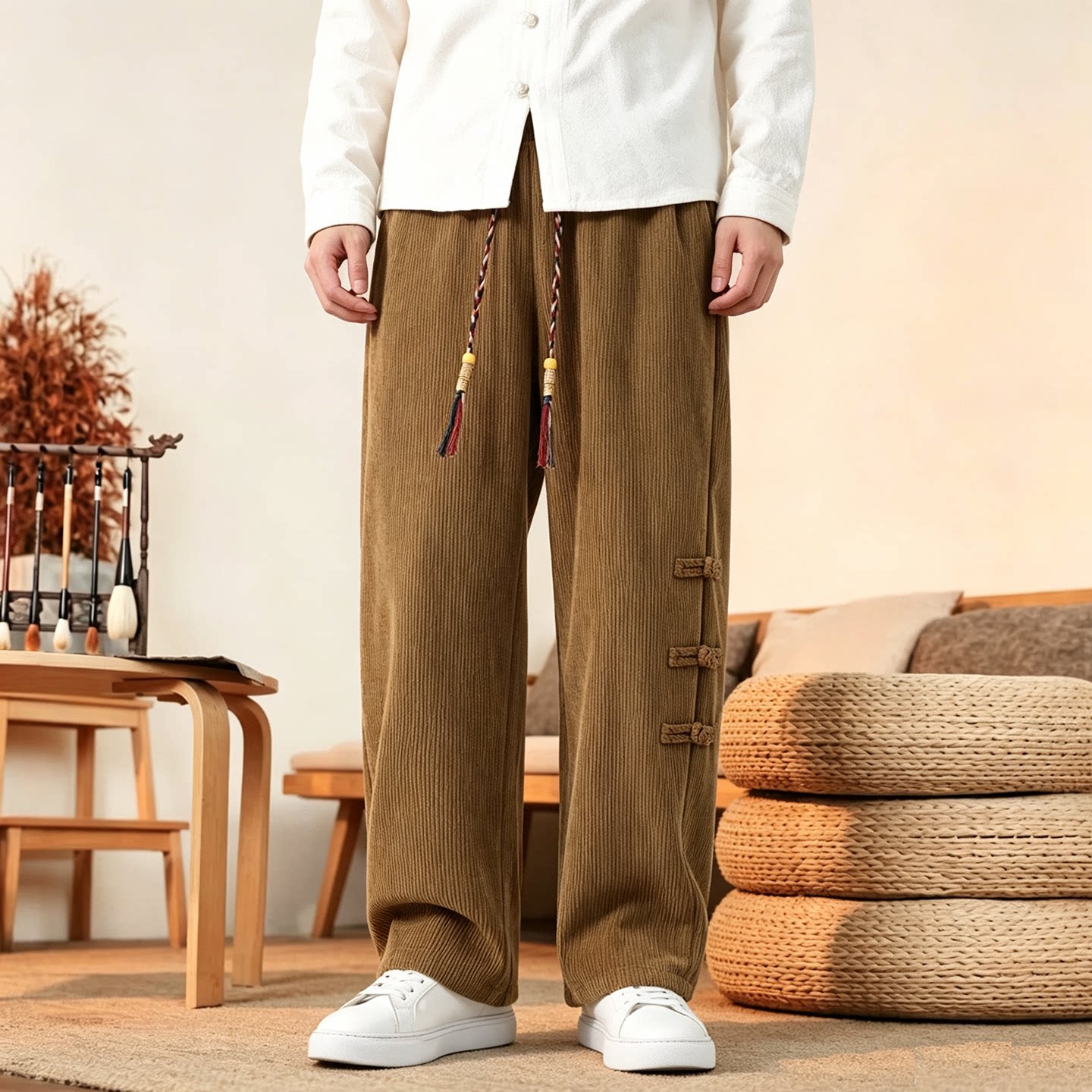 メンズパンツ 新品 秋用 暖かい 厚手 コーデュロイパンツ  - Corduroy Pant Warm のレビューと価格