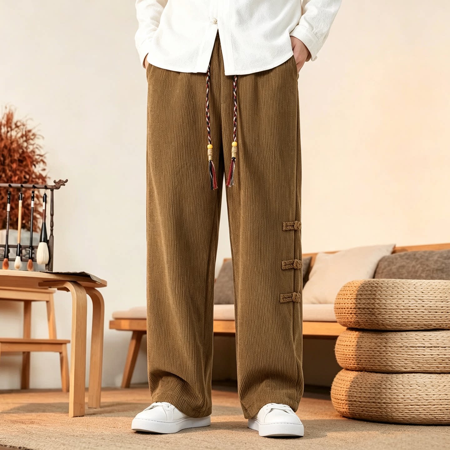 メンズパンツ 新品 秋用 暖かい 厚手 コーデュロイパンツ  - Corduroy Pant Warm のレビューと価格
