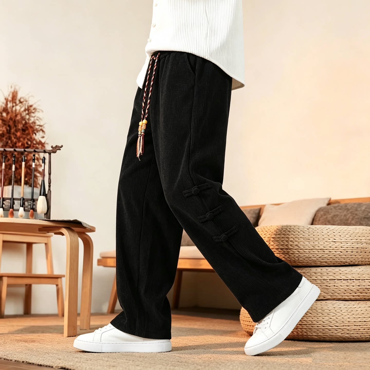 メンズパンツ 新品 秋用 暖かい 厚手 コーデュロイパンツ  - Corduroy Pant Warm のレビューと価格